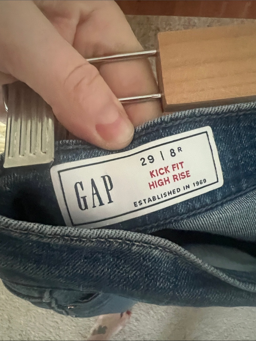 GAP kick fit high rise Jeans - Picture 4 of 5
